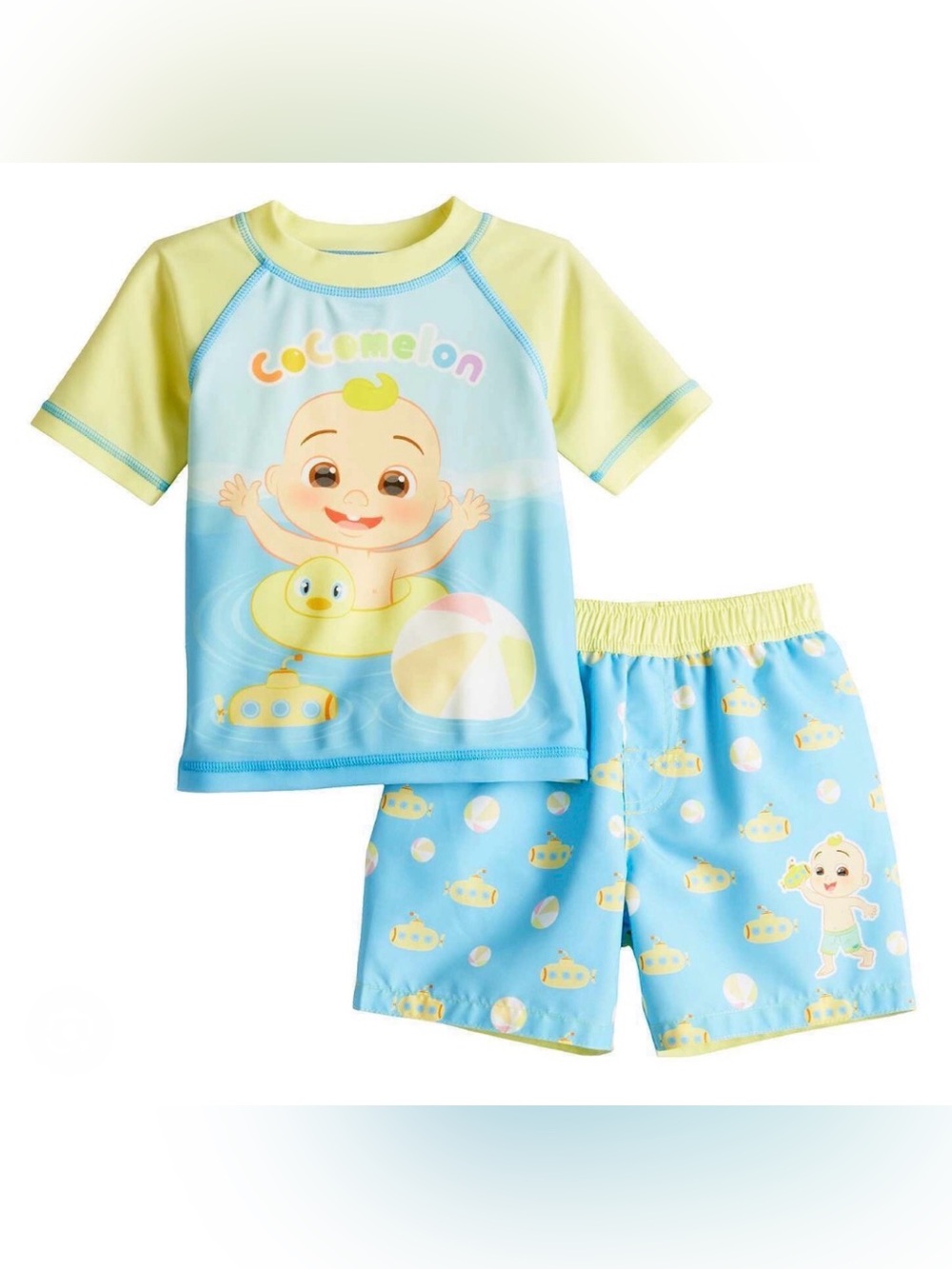 Cocomelon Rash Guard & Swim Trunks Set
 24 mo NWT